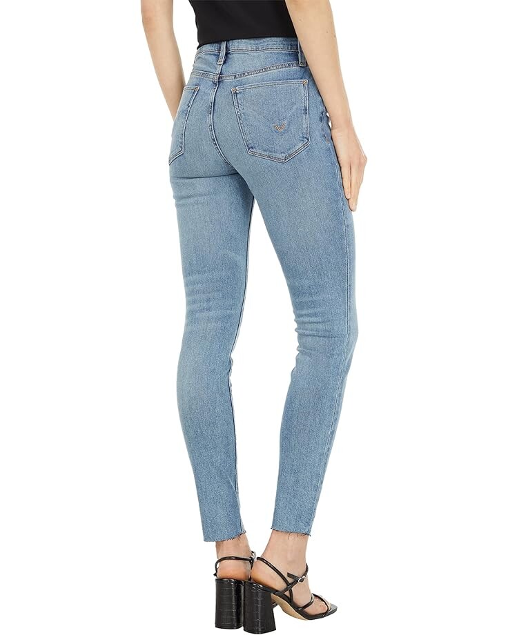 

Джинсы Hudson Jeans Barbara High-Waisted Super Skinny Ankle in Starboard, цвет Starboard