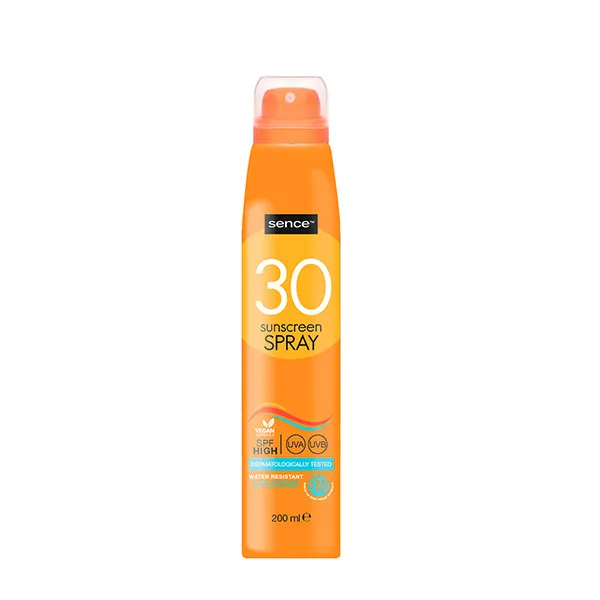 

Солнцезащитный спрей Spf 30 Sunscreen Spray Sence Beauty, 200 ml