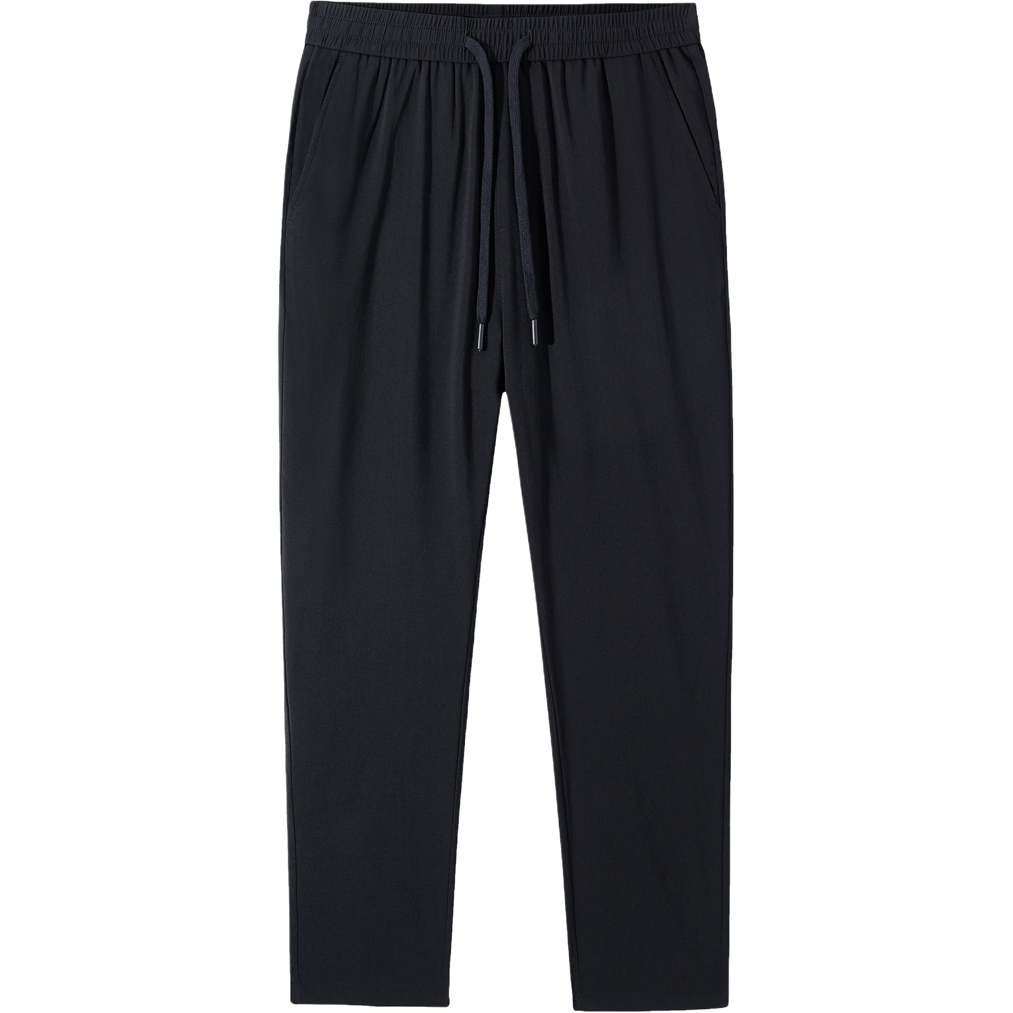 

Легкие, влагоотводящие, освежающие, дышащие повседневные брюки Slim Straight Fit для мужчин CAMEL, черный