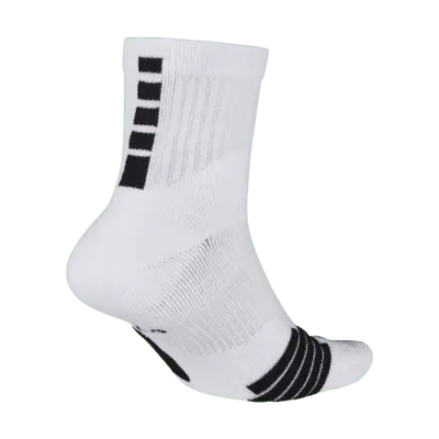 

Носки Nike Elite Mid Basketball, цвет White/Black/Black