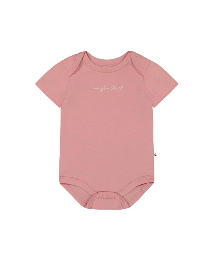 

Детский комбинезон из органического хлопка для девочек - Baby Deux par Deux, розовый