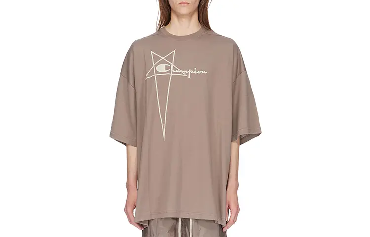 

Футболка мужская Champion X Rick Owens, коричневый