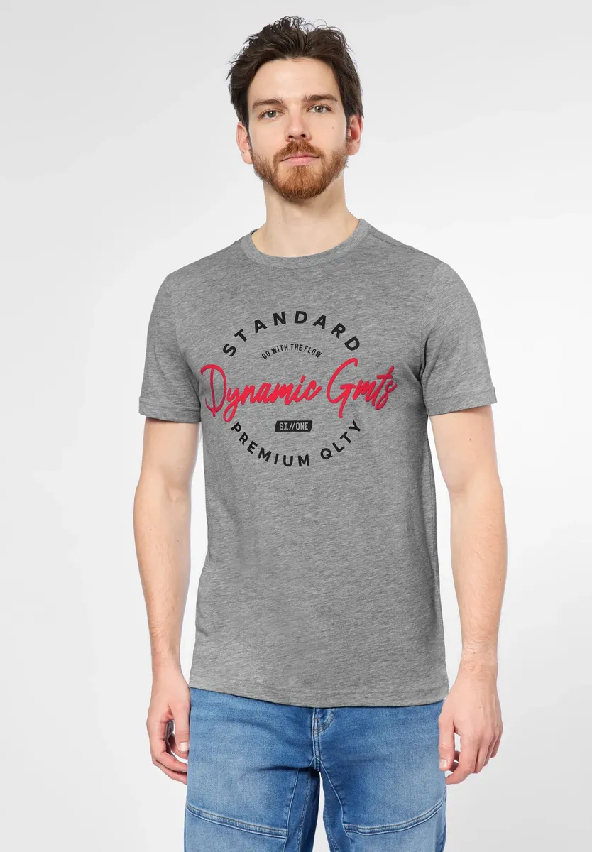

Футболка STREET ONE MEN с фотопринтом, серый
