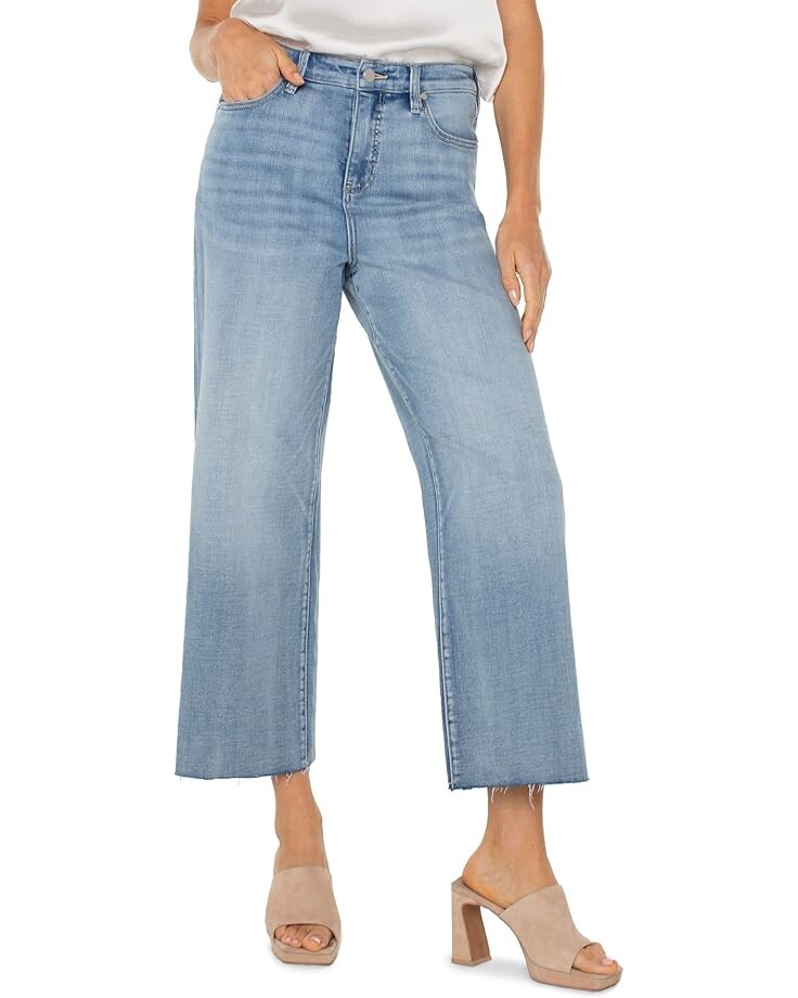 

Джинсы Liverpool Los Angeles Stride High-Rise Crop Wide Cut Hem 26", цвет Weir Canyon