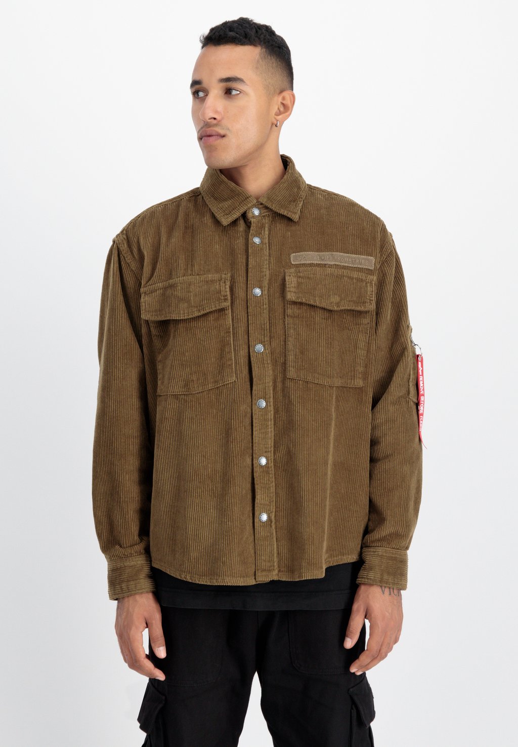 

Рубашка Alpha Industries, коричневый
