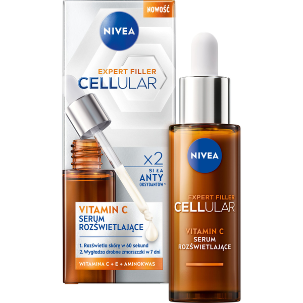 

Осветляющая сыворотка для лица, 30 мл Nivea Cellular expert filler vitamin c