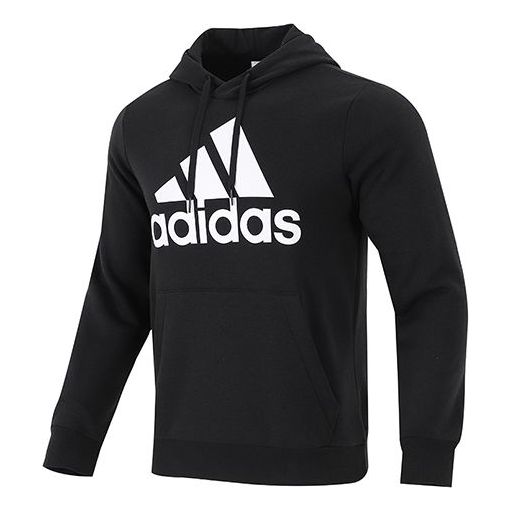 

Толстовка Men's adidas Bl Fl Hd Large Logo Kangaroo Pouch Black, черный