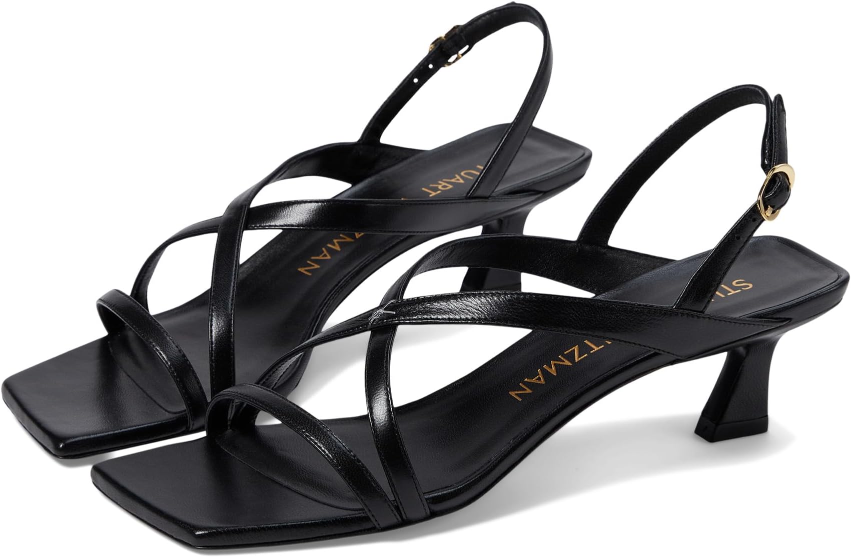 

Сандалии Stuart Weitzman Oasis 50 Slingback Sandal, черный