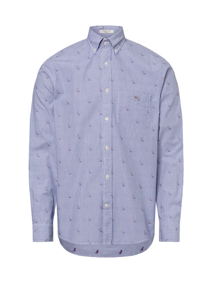 

Рубашка Gant, цвет blau weiß