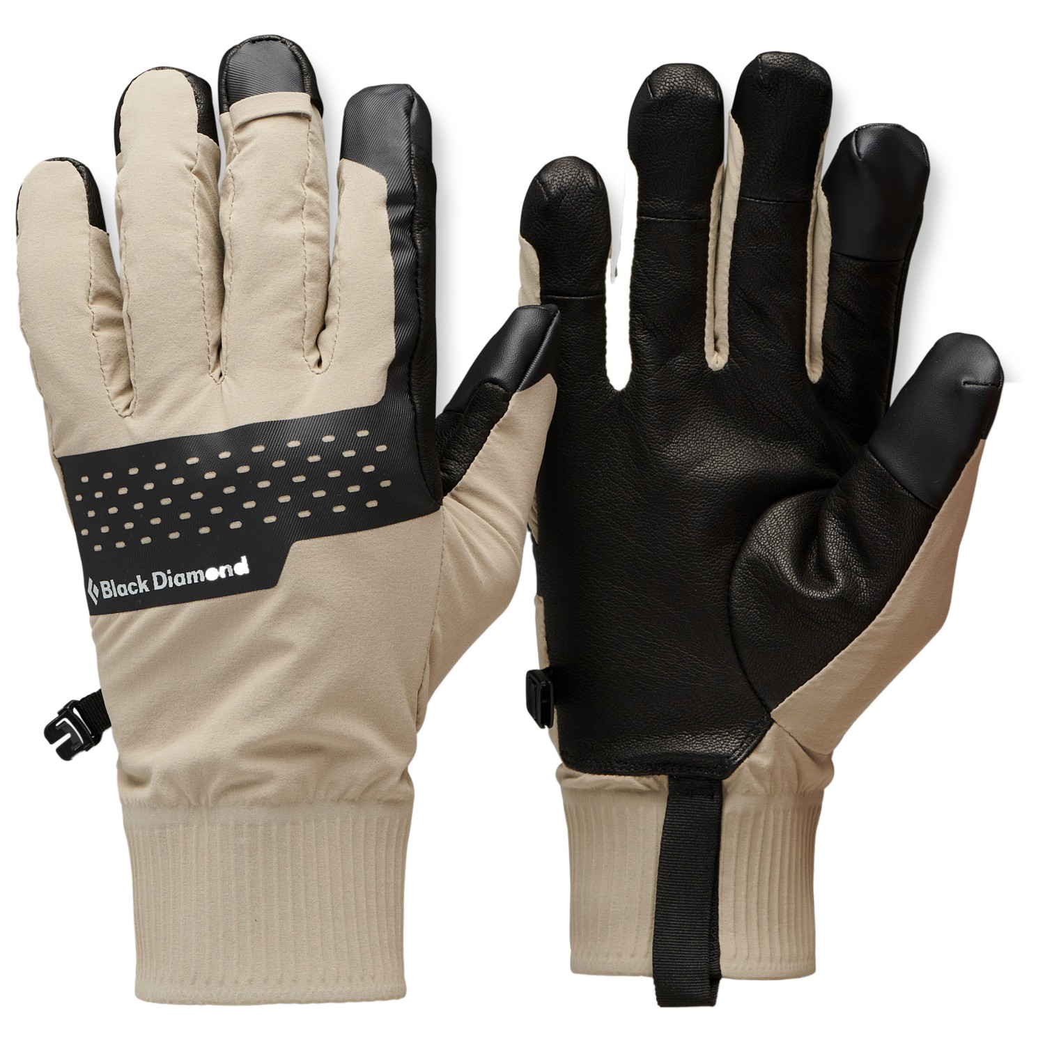 

Перчатки Black Diamond Alpine Softshell Gloves, цвет Moonstone