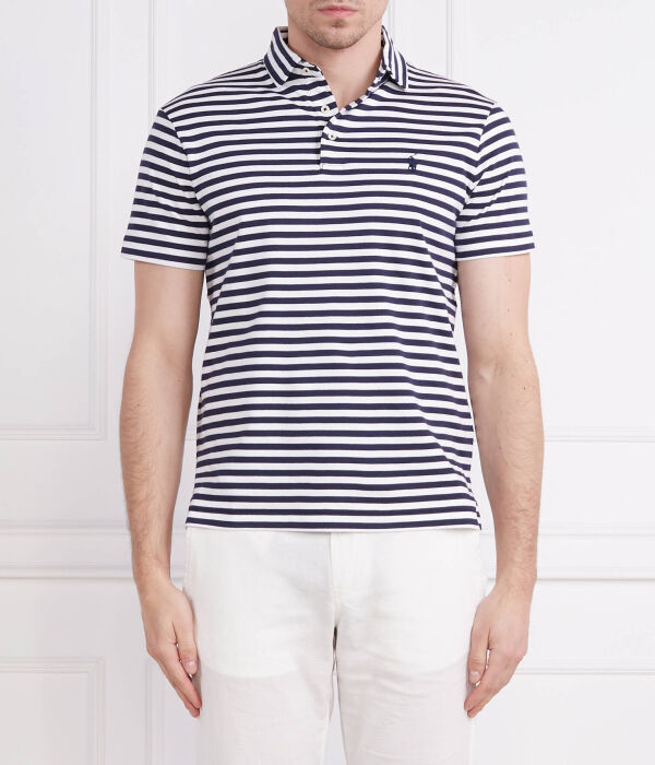 

Рубашка поло Custom slim fit Polo Ralph Lauren, синий