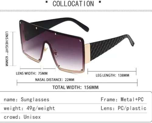 

Солнцезащитные очки с крупной оправой и цельным корпусом для женщин, модель 2026, для активного отдыха и тренировок, с защитой от ультрафиолета UV400 MTZJH, A8