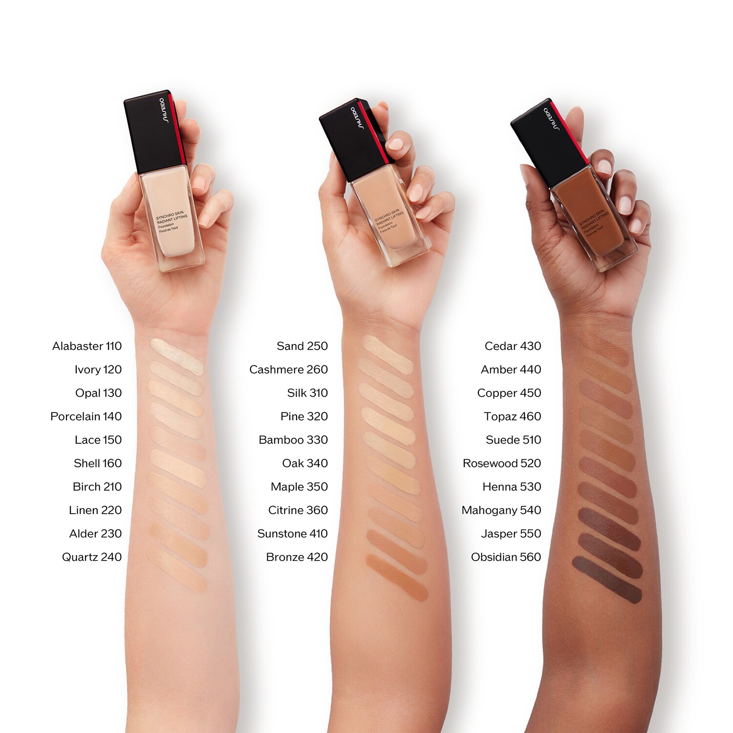 Тональная основа Synchro Skin Radiant Lifting Foundation -Flüssige Grundierung Shiseido, 330 (30ml) — фото 2