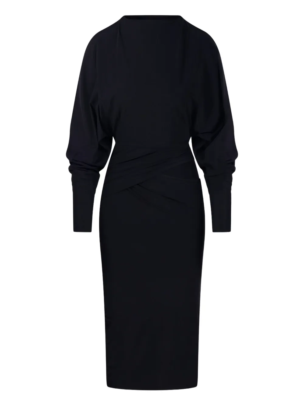 

Платье Karen с эффектом скручивания Amazuìn, черный