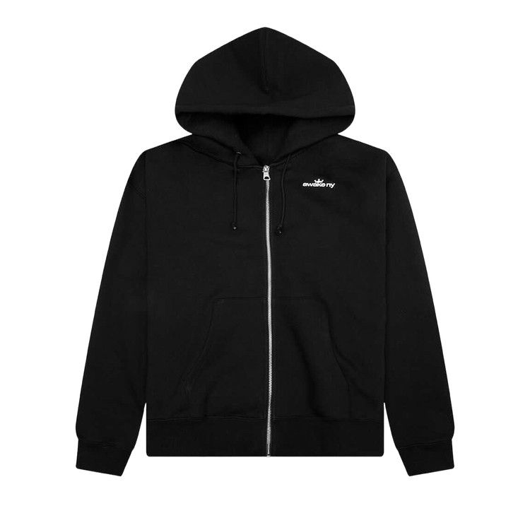 

Худи Awake NY Crown Logo Full Zip Hoodie, Black