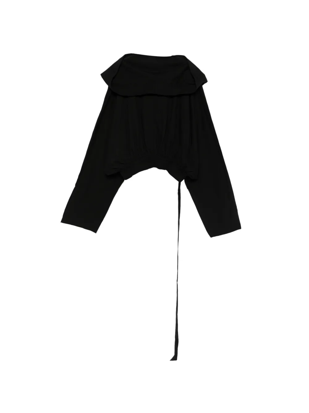 

Укороченное худи Rick Owens Drkshdw, черный