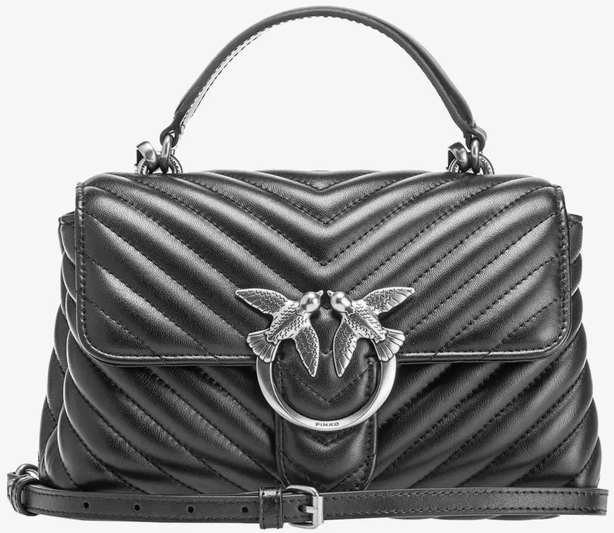 

Сумка Pinko MINI LADY LOVE BAG PUFF CHEVRON для женщин, черный