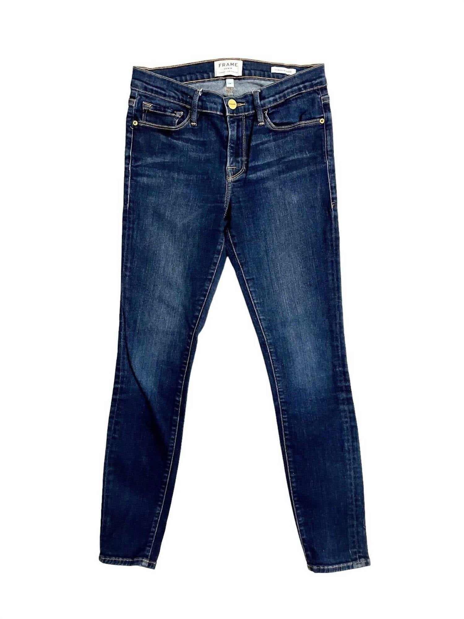 

Синие джинсы Le Skinny De Jeanne Dame FRAME