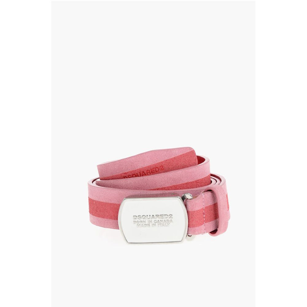 

Ремень из двухцветной замши 30 мм Dsquared2, Multicolor