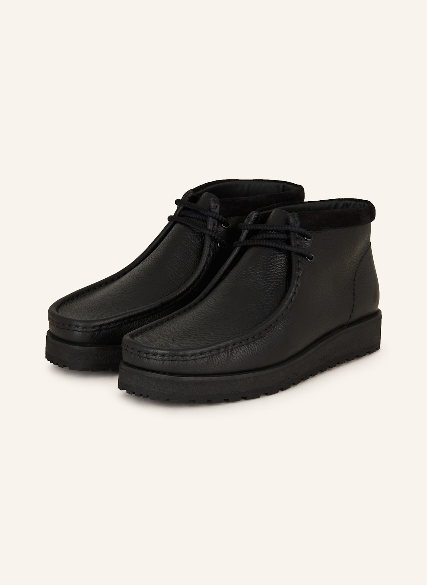 

Сапоги пустыни Wallabee Scout Clarks Originals, черный