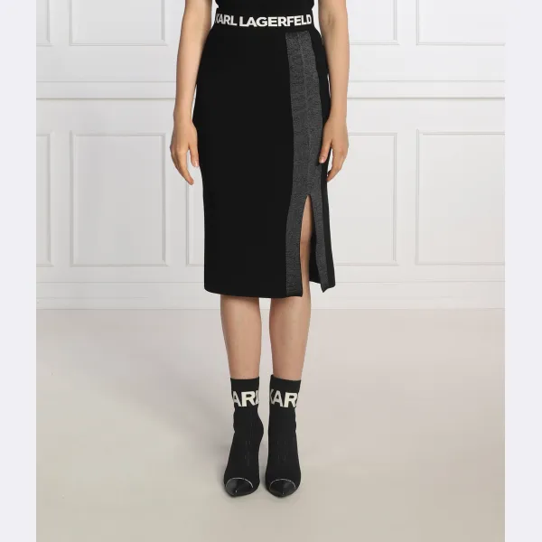 

Юбка Karl Lagerfeld, черный
