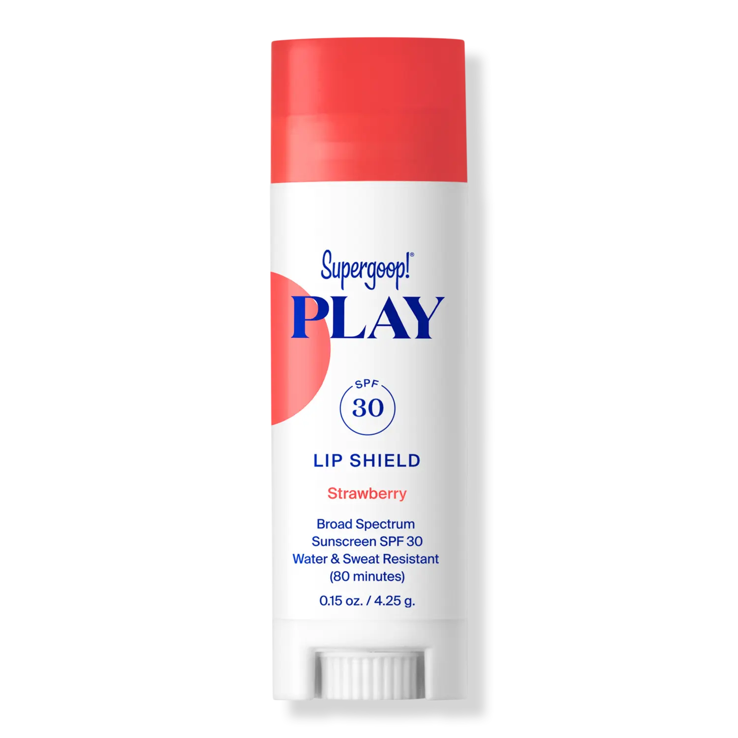 

Бальзам для губ PLAY Lip Shield SPF 30 с солнцезащитным фильтром Supergoop!, Strawberry