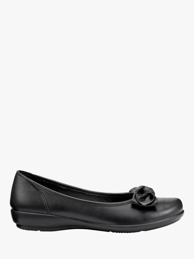 Балетки Jewel Extra Wide Fit из кожи Hotter, Black