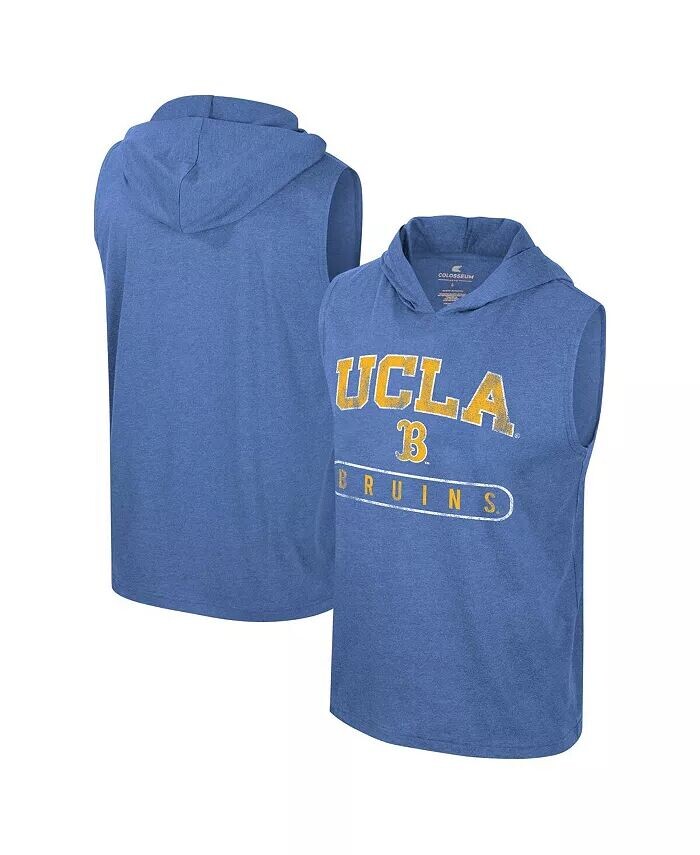 

Мужская синяя майка с капюшоном без рукавов UCLA Bruins Varsity Colosseum, синий
