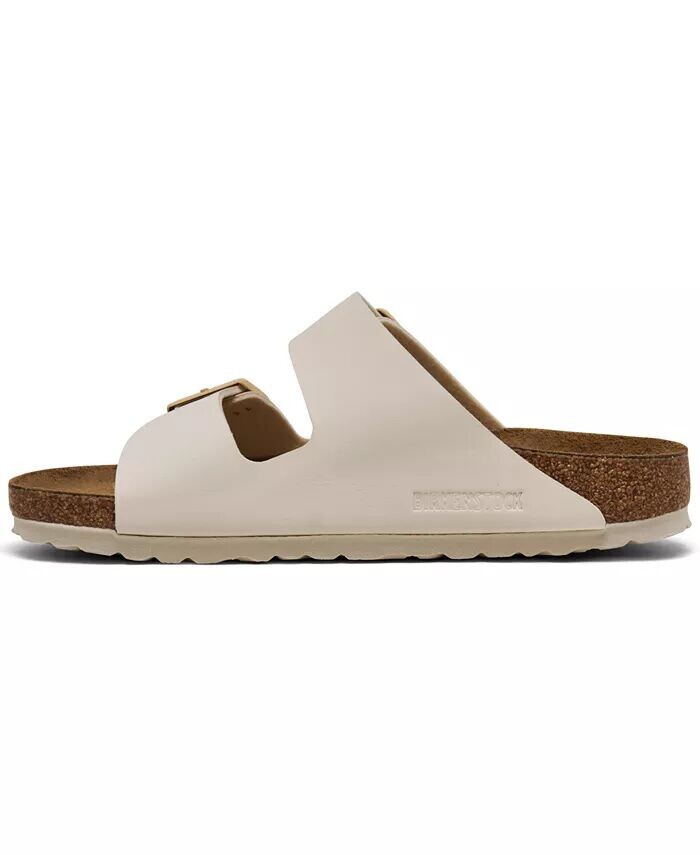 Женские сандалии Arizona Birko-Flor от Finish Line Birkenstock, коричневый/бежевый — фото 3