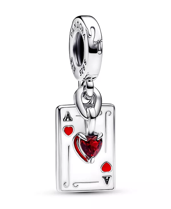 

Двойной шарм-подвеска из стерлингового серебра с изображением злодеев Диснея «Королева Червей» Pandora, silver