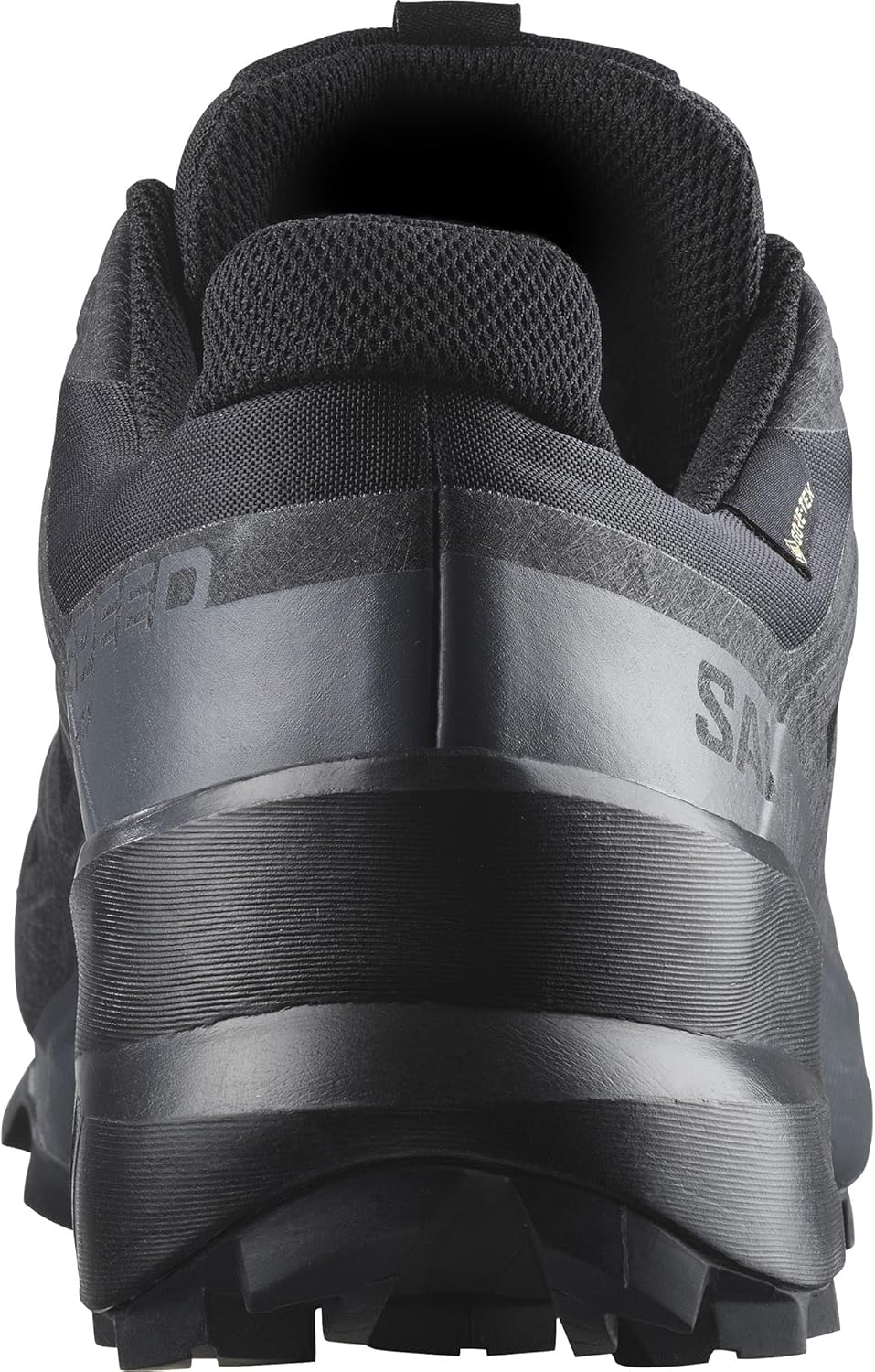 Кроссовки для трейлраннинга Salomon Men's Speedcross GTX Waterproof, Black/Black/Phantom — фото 3