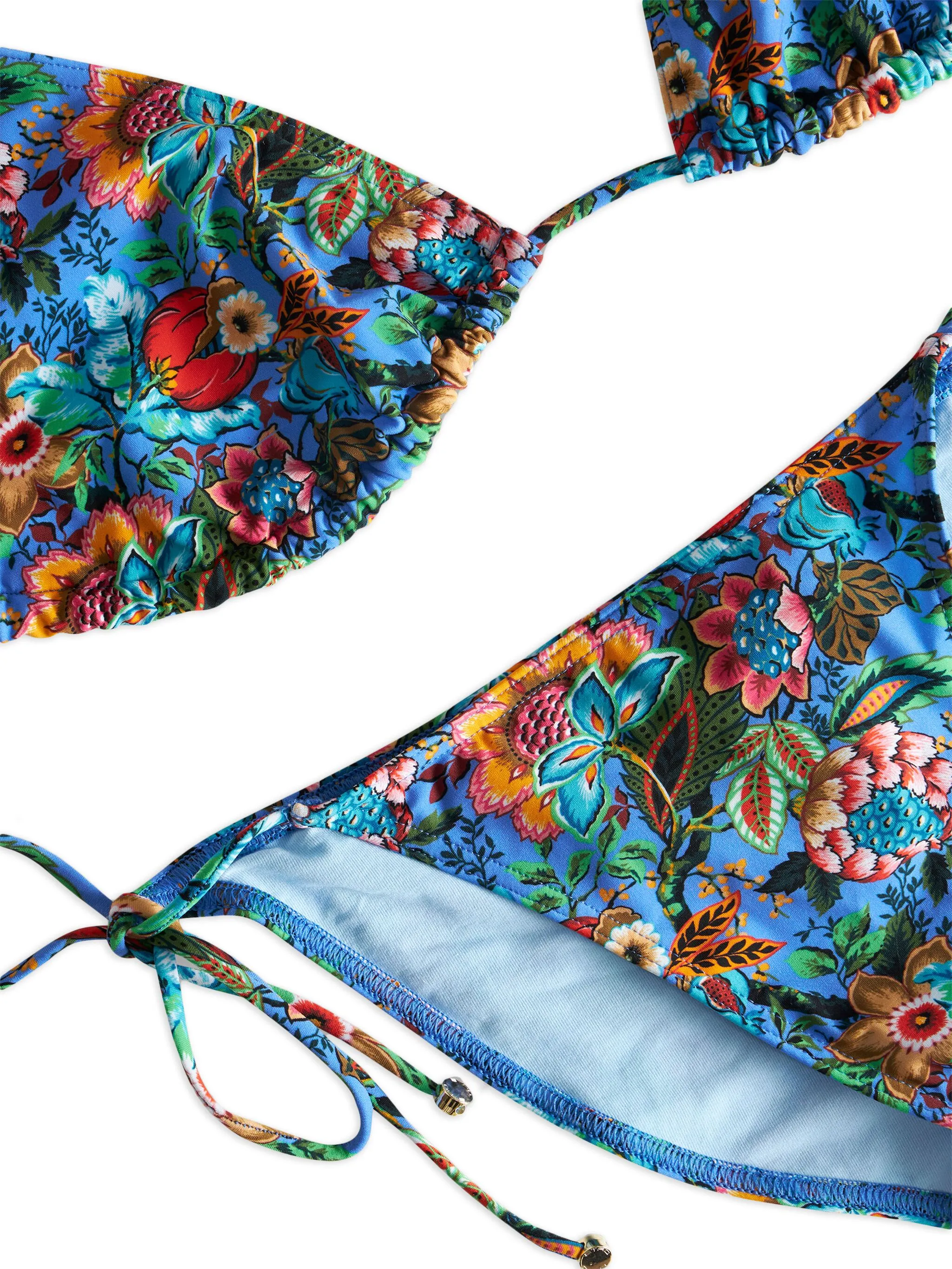 

Бикини с принтом Bouquet Etro, синий