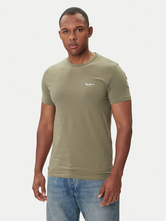 

Футболка regular fit Original Basic 3N PM5010133 Pepe Jeans, хаки