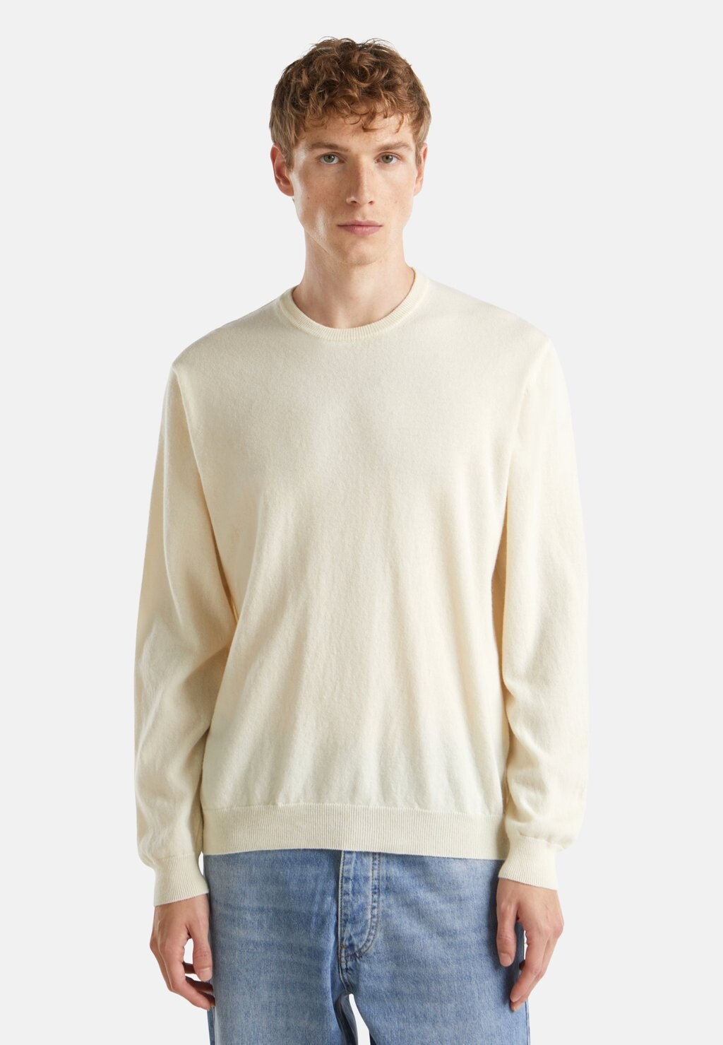

Джемпер CREWNECK REGULAR FIT United Colors of Benetton, белый
