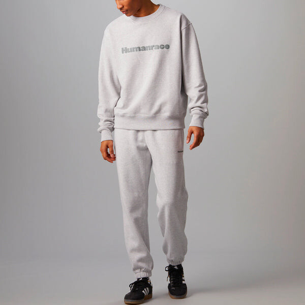 Толстовка x pharrell humanrace logo sweatshirt 'light grey' Adidas, мультиколор — фото 2