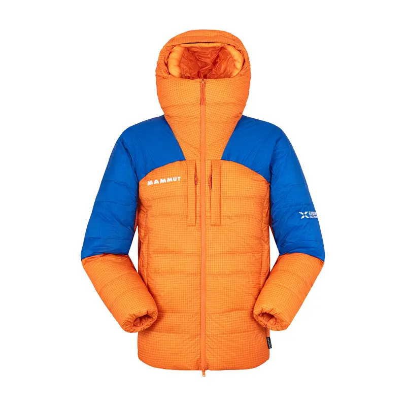 

Мужская пуховая куртка-парка Eiger Down Jackets средней высоты Mammut, оранжевый-оранжевый синий