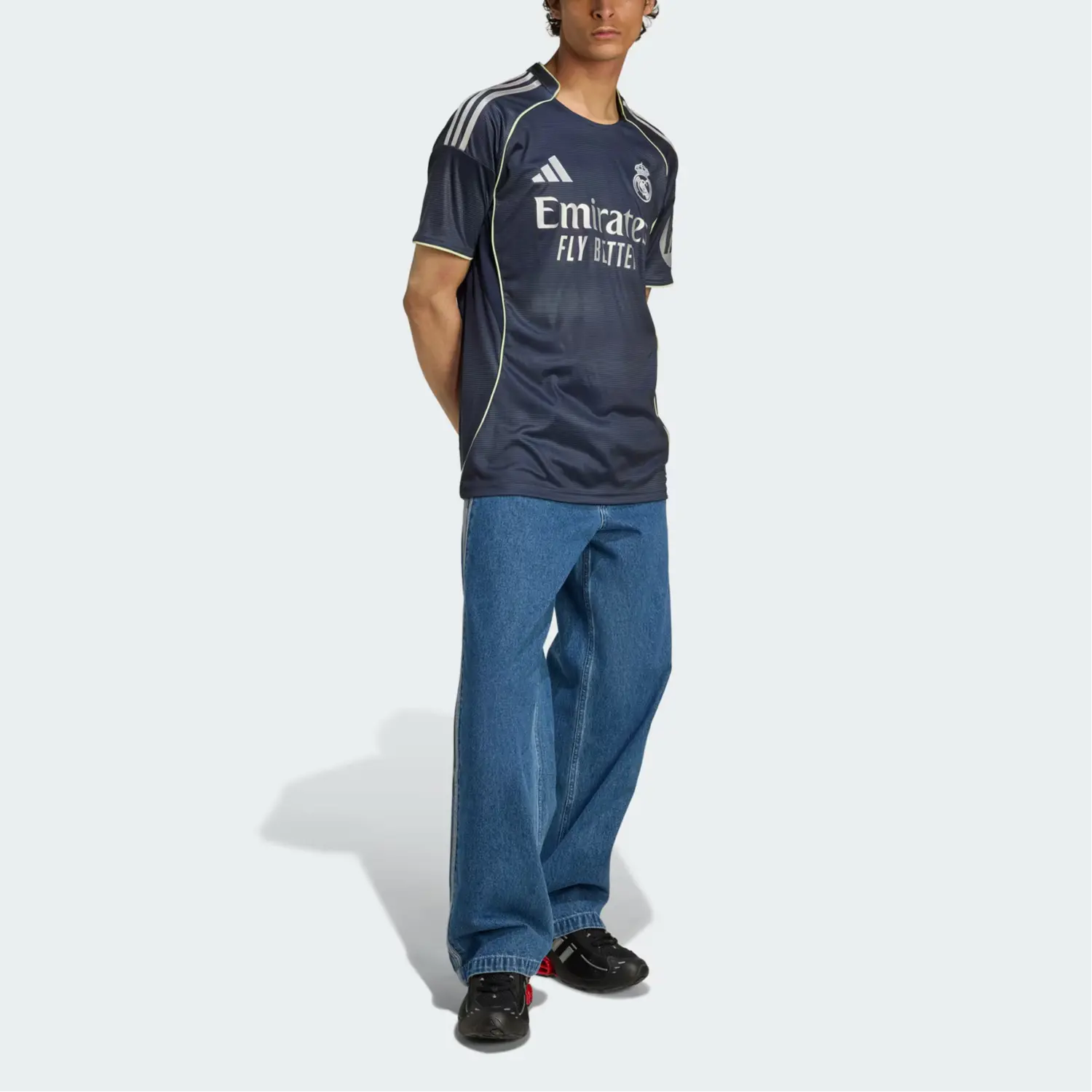 Футболка Real Madrid 25/26 Away с доставкой для участников AdiClub Adidas, Legend Ink — фото 4