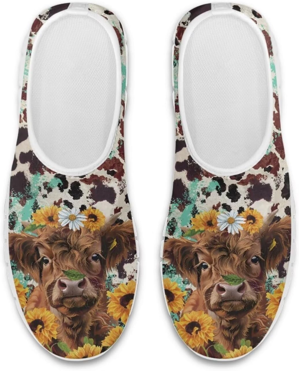 

Кроссовки Chaqlin, лоферы, противоскользящие, низкие, без шнурков, женская модная обувь, мужские лоферы, прогулочные теннисные туфли, Highland Cow Print