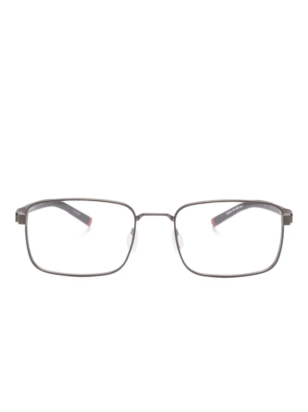 

Очки в прямоугольной оправе Tag Heuer Eyewear, серый