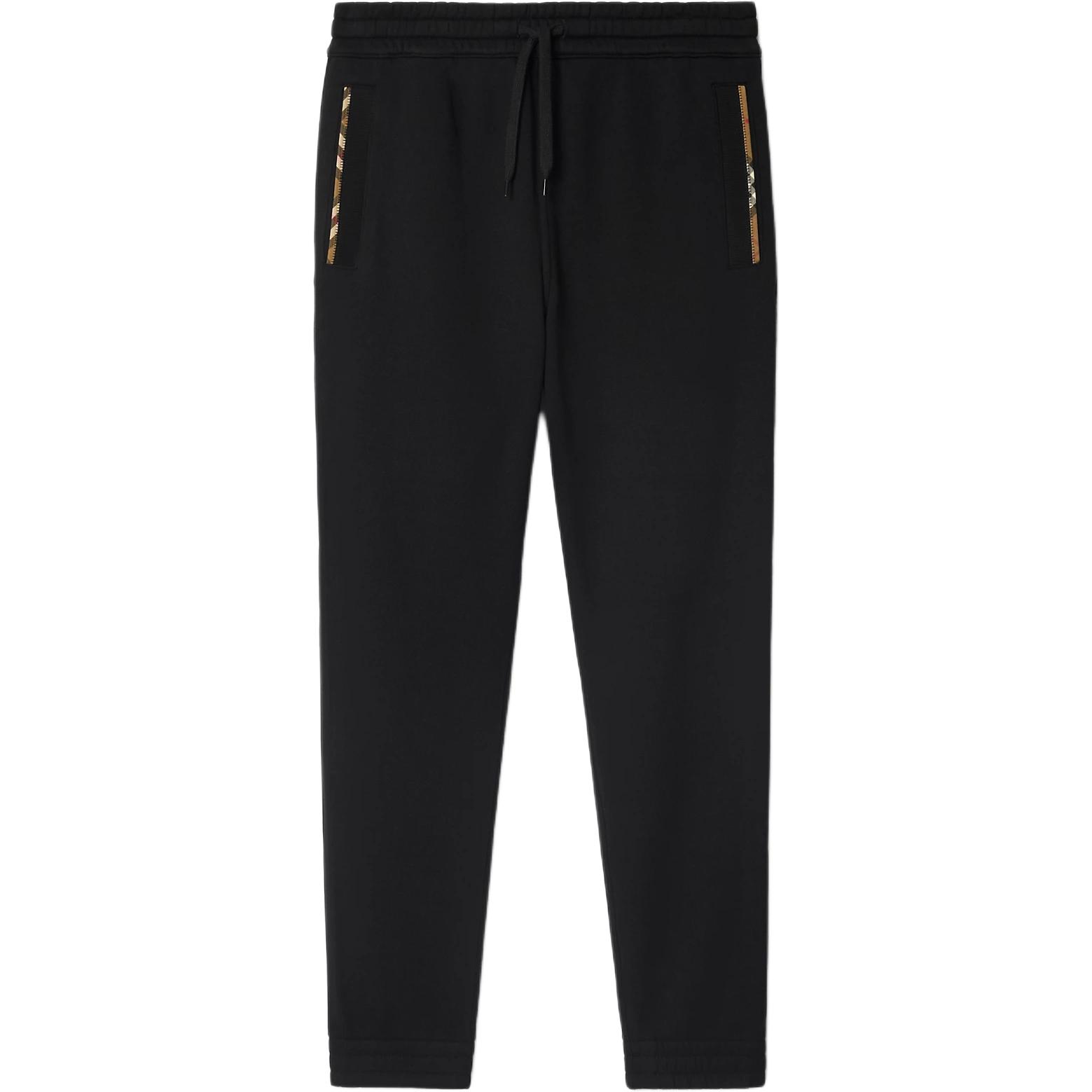 

Вязаные спортивные штаны мужские Burberry, черный