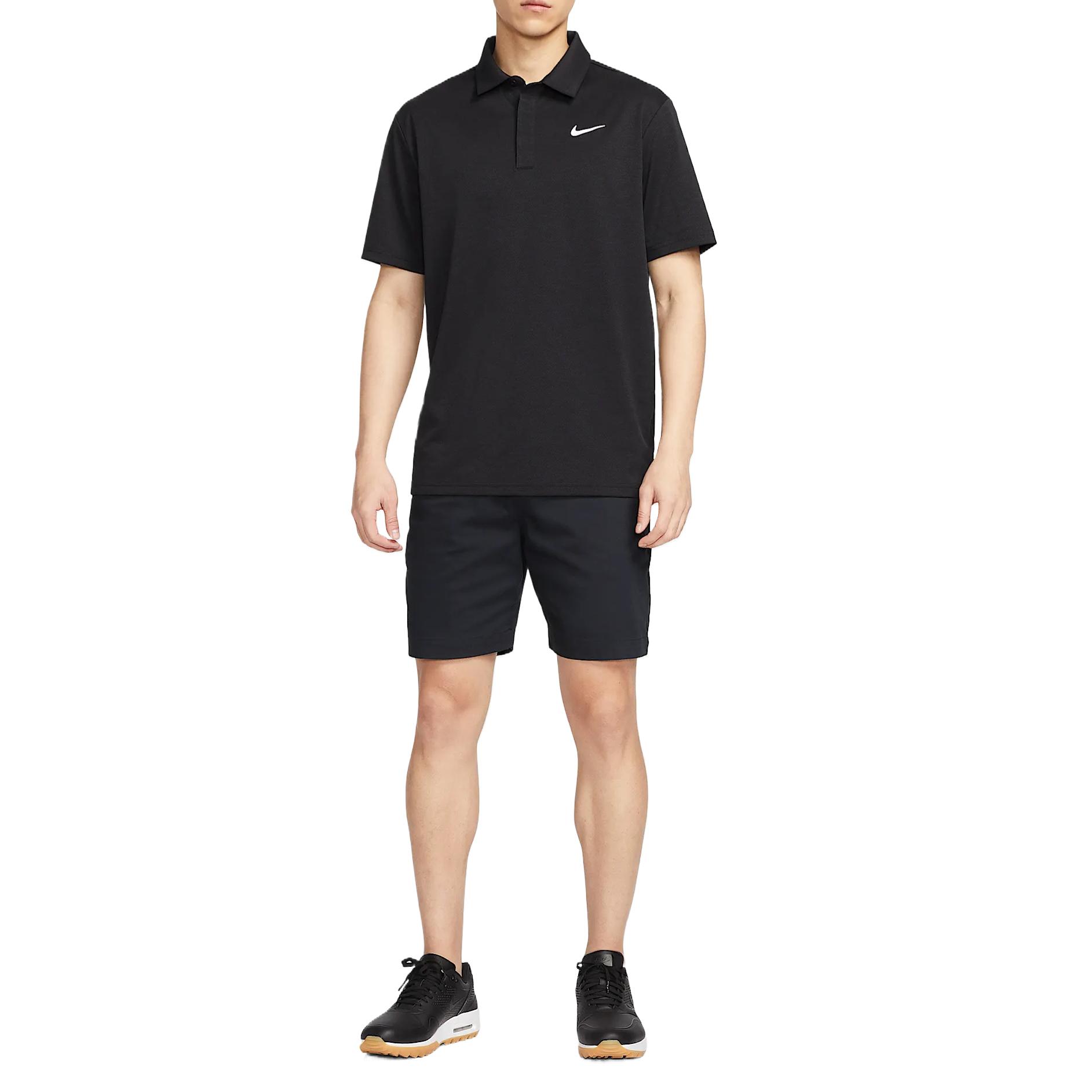 Nike Футболка Dri Fit мужская Black/Black/White — фото 3