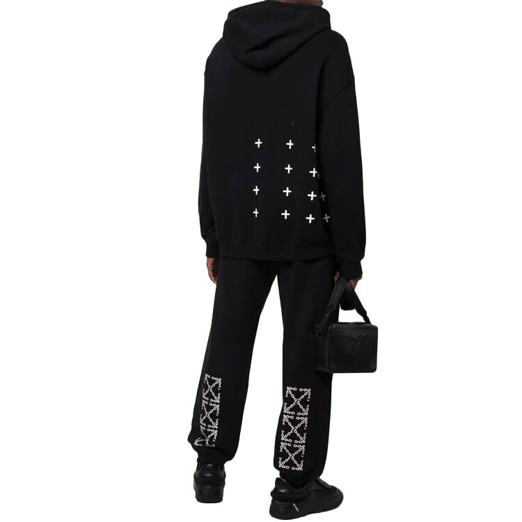Штаны спортивные Off-White Arrows-print мужские, черный — фото 3