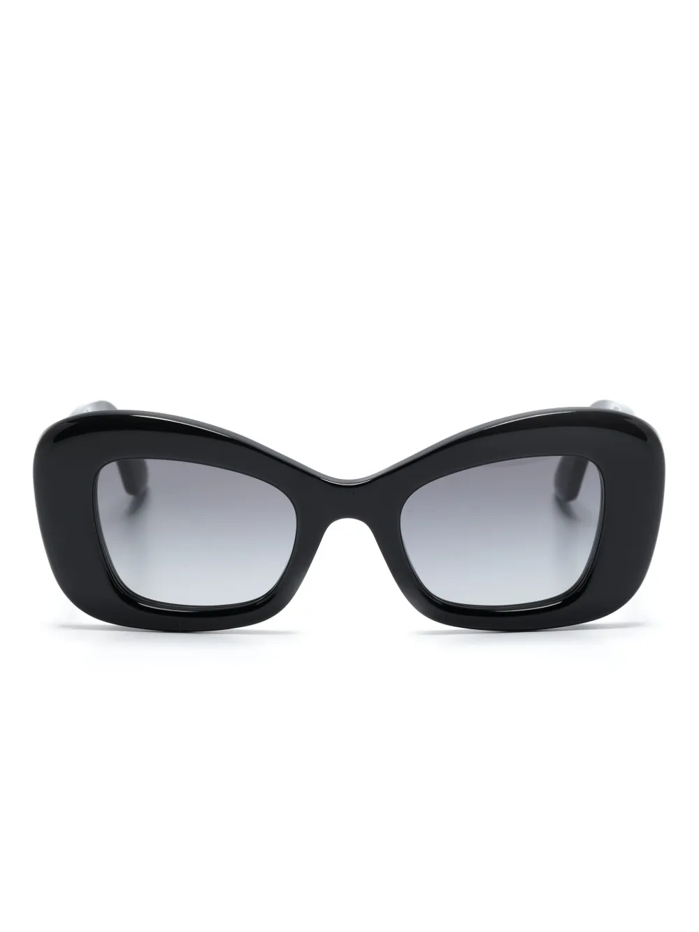 

Солнцезащитные очки Bold в оправе 'кошачий глаз' Alexander McQueen Eyewear, черный