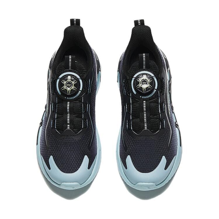Детские кроссовки GS Low-top Black/Blue Anta Kids, черный — фото 3