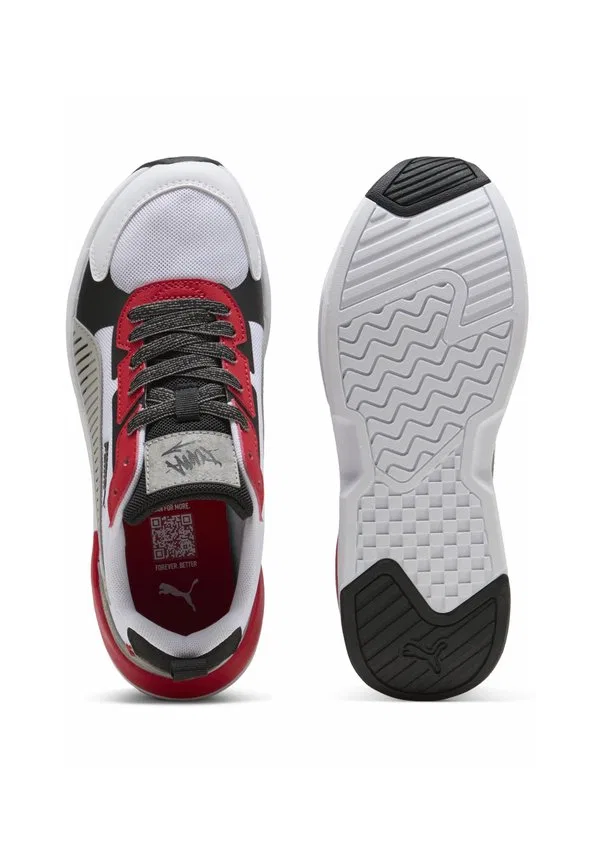 Xray 3 кроссовки середины 90-х, белые/серые, echofor, красные Puma, White-Gray Echo-For All Time Red — фото 3