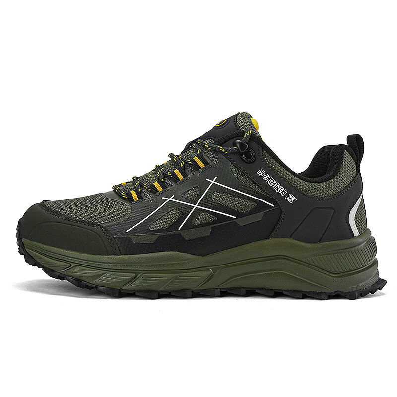 

Кроссовки мужские треккинговые Hiking / Trekking Shoes Men Low-Top Snow Flying, хаки