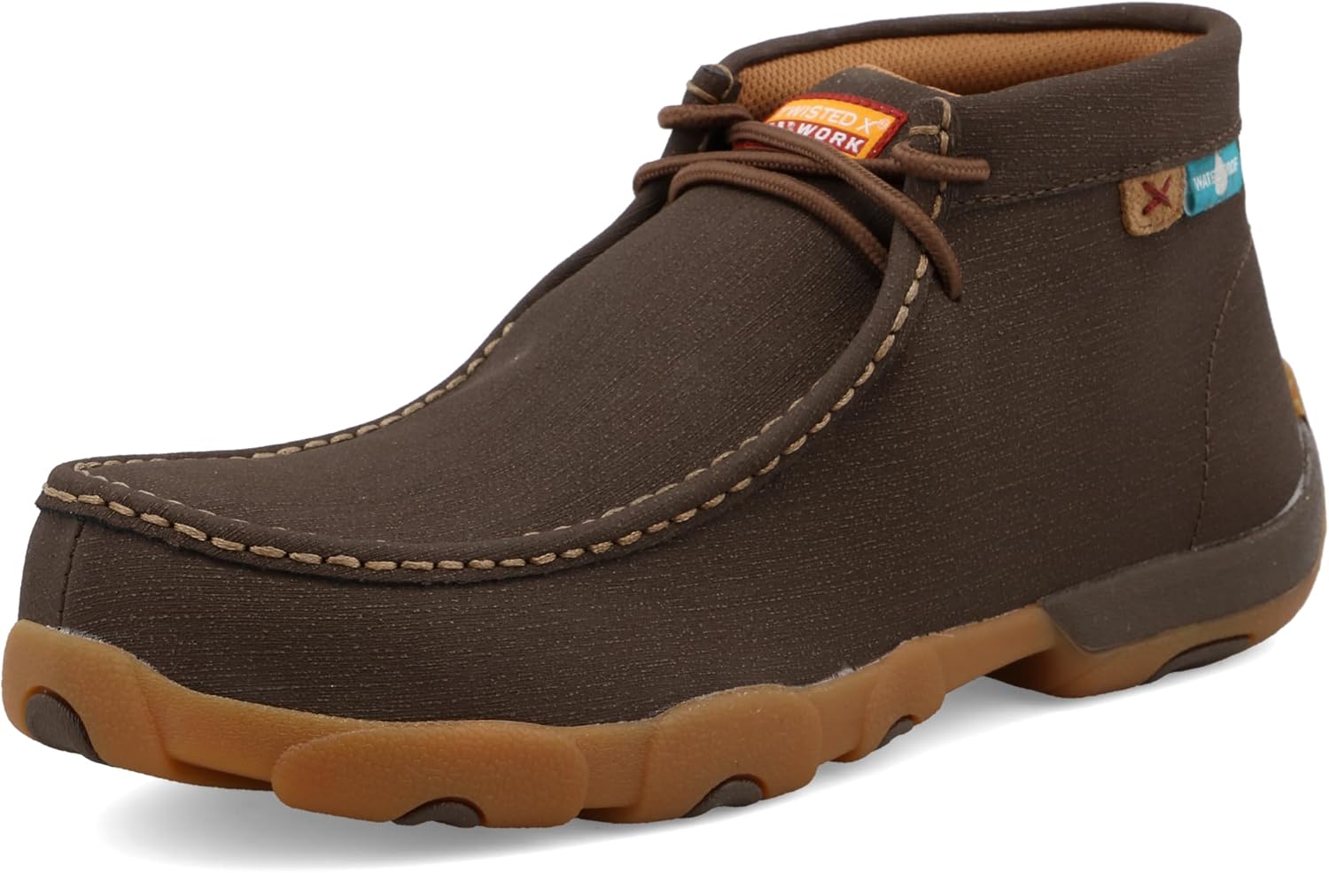 

Ботинки Twisted X Work Chukka Driving Moc для мужчин, шоколадный