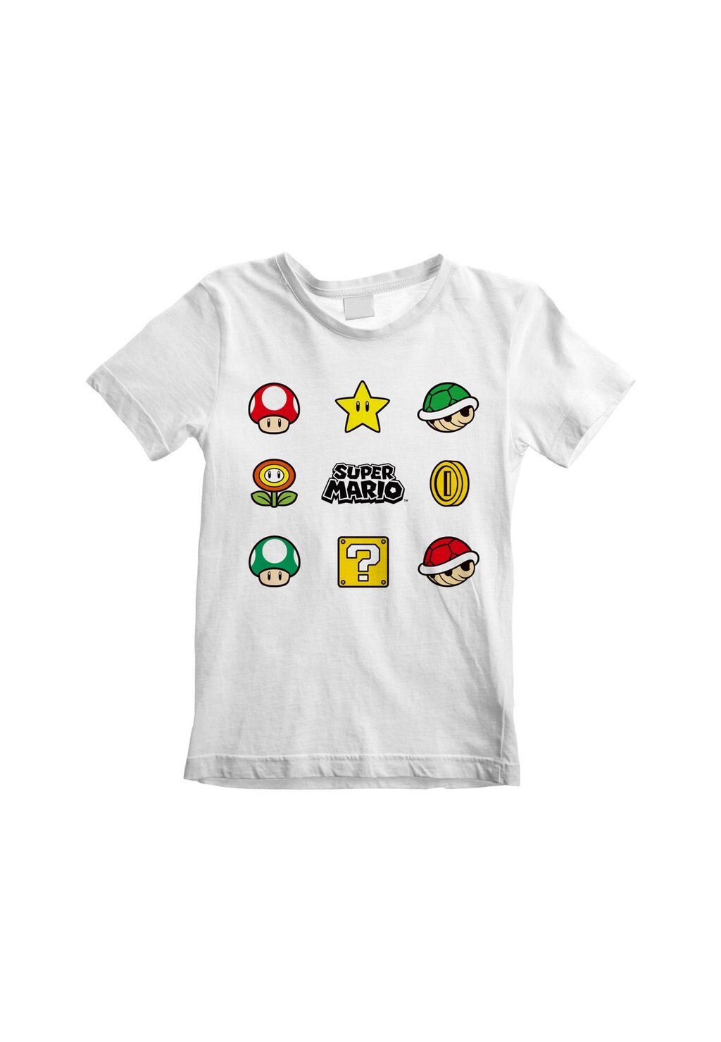 

Футболка с принтом NINTENDO SUPER MARIO ITEMS Henry Tiger, белый