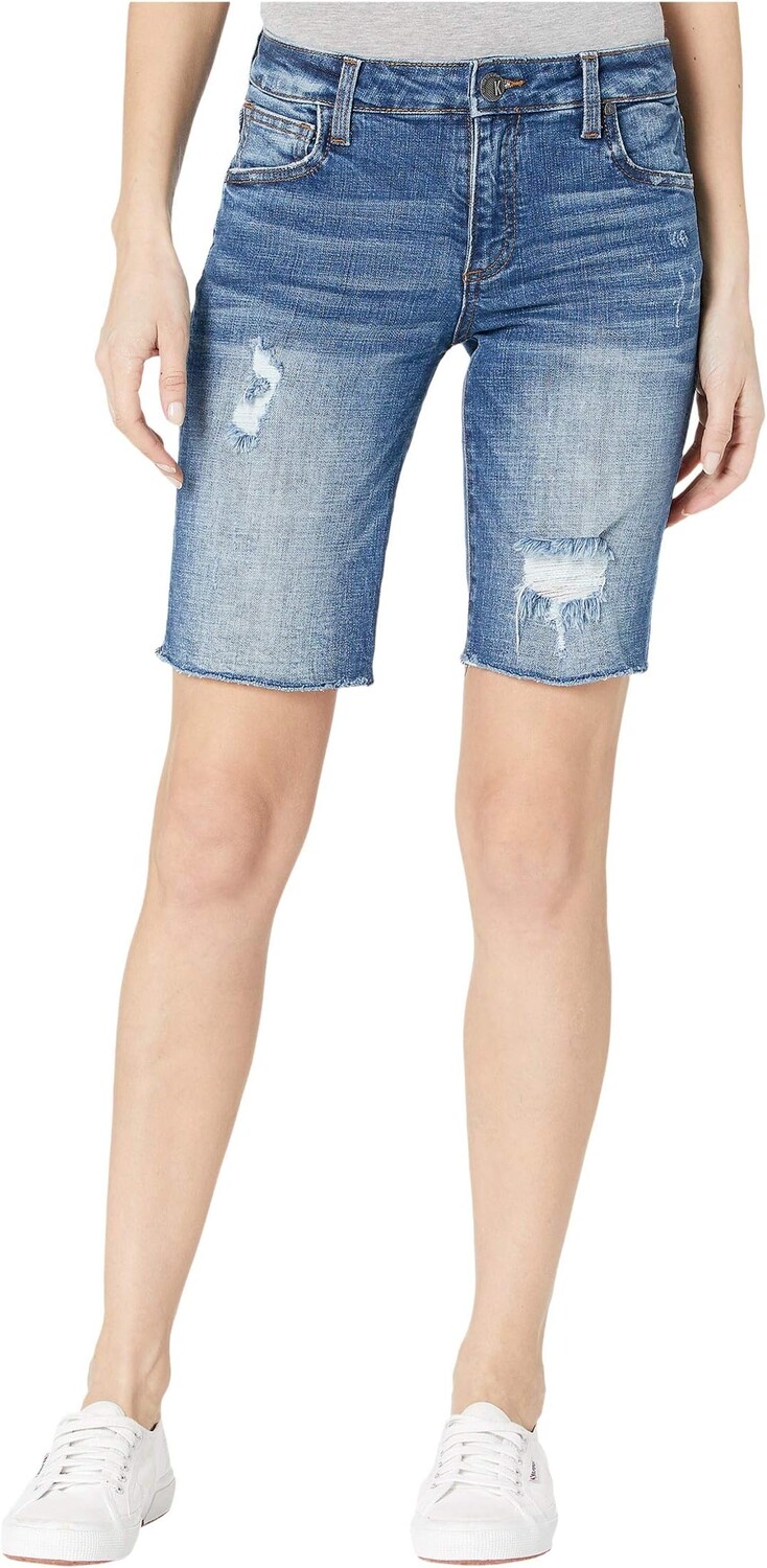 

Шорты KUT from the Kloth Sophie Bermuda Shorts Five-Pockets Fray Hem, цвет Include