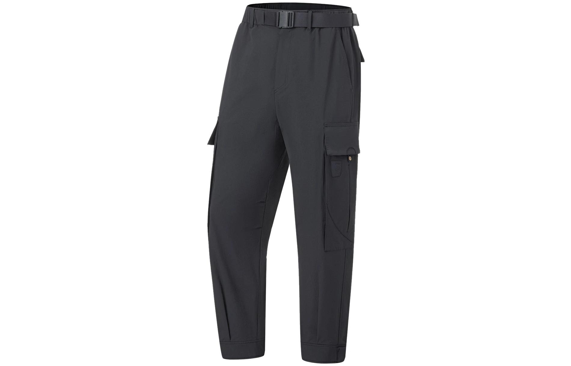 

LiNing Повседневные брюки мужские charcoal black